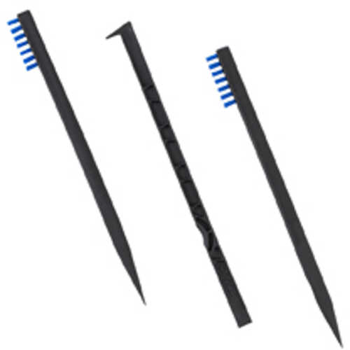 Otis Technology Multi-Purpose Scraper & Brush Set 3 Piece Set Black  