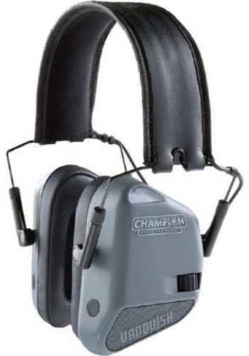 Champion Traps & Targets Vanquish Electronic Earmuff Gray 40978