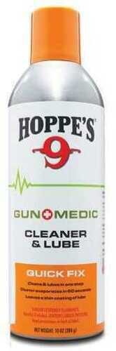 Hoppe's Gun Medic Cleaner & Lube - Quick Fix Liquid 10oz Aerosol Can GM2