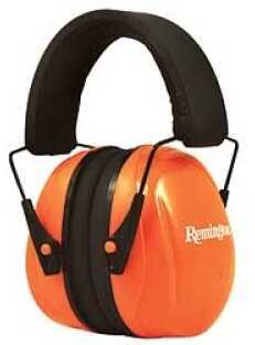 Radians Remington Youth Earmuff Black Frame Orange NRR 26 YM26C