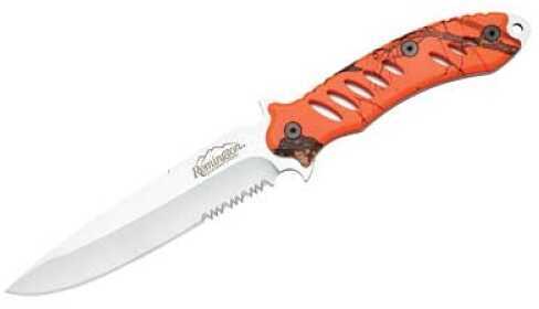 Remington Fast Lever Fixed Blade Knife Mossy Oak Blaze Orange Combo Steel 19762