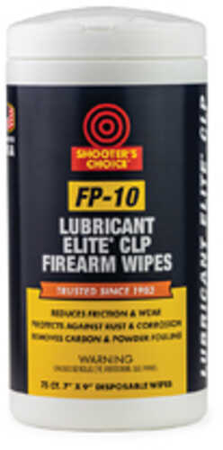 Shooter's Choice Shooters Choice FP-10 Lubricant Elite CLP Wipes 75 Count  