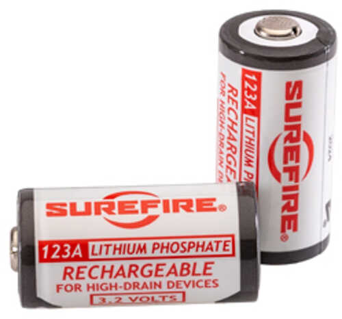 Surefire Battery LFP123 Rechargeable 2/Pack White  