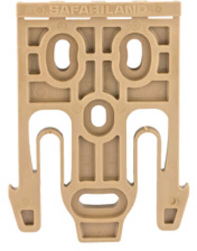 Safariland Model 6004-19 Quick Locking System Holster Fork Single Kit Only Coyote Brown Finish 6004-19-76