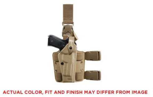 Safariland Model 6005 SLS Tactical Holster with Light and Quick-Release Leg Strap Fits Springfield Operator 1911-A1