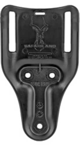 Safariland Model 6070UBL Mid-Ride Universal Belt Loop Plain Black Finish 2" Width. 6070UBL-2-2