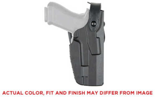 Safariland 7360 7TS ALS/SLS Mid-Ride Level-III Retention Holster Right Hand Black Fits Glock 17 22 Plain Polymer  