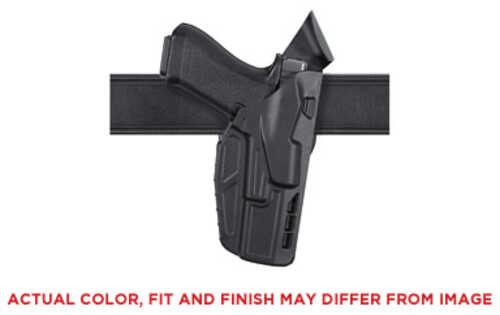 Safariland Model 7390 7TS ALS Mid Ride Duty Holster Fits Glock 17/22 Right Hand Plain Black Finish 7390-83-411