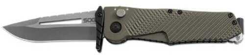 SOG Quake, Folding Knife, 3.5", Clip Point, VG10/S