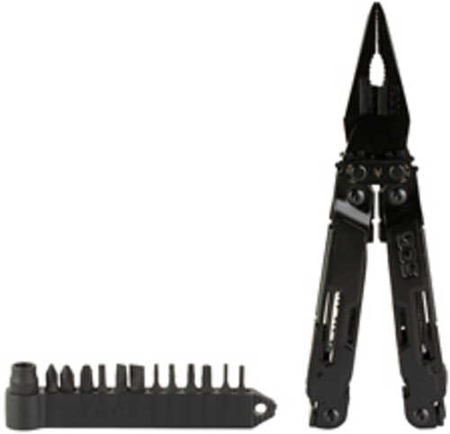 SOG Knives & Tools PowerAccess Deluxe 21 Tool Multi-Tool Stainless Steel Black Oxide Finish Black SOG-PA2002-CP