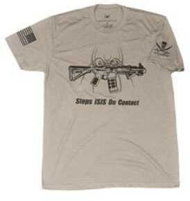 Spikes Tactical Stops ISIS Tee Shirt XL Gray SGT1071-XL