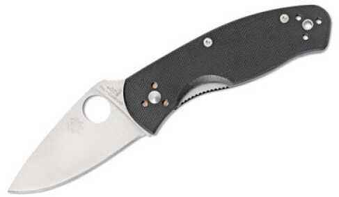 Spyderco Persistence 2.75" Folding Knife Clip Point Plain Edge 8Cr13MoV/Satin Black G10 Lock Blade/Pocket C136GP