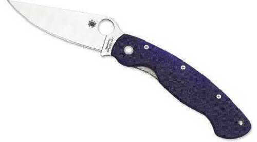 Spyderco Military Model Folding Knife CPMS110V Dark Blue G-10 C36GPDBL