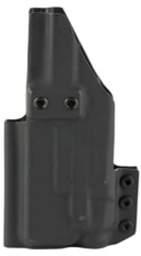 Tagua Ambi Disruptor Iwb/owb Belt Holster Kydex Construction Black Fits Glock 19 With Tlr7 Weapon Light Ambidextrous Amb