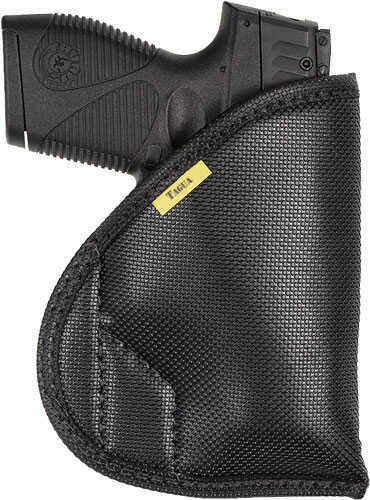 Tagua Gecko No Clip Slip Pocket Holster Synthetic Material Black Fits Glock 19 Sig Sauer P365 and Most Double Stack