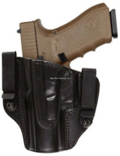 Tagua Crusader 2-In-1 Inside The Waistband/Outside Band Holster Right Hand Leather Black Fits Sig Sauer