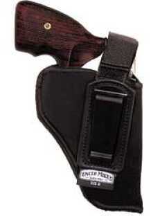 Uncle Mikes Nylon Inside the Pant Holster With Strap Size 0 Small Revolver 3" Barrel Left Hand Black 7600-2