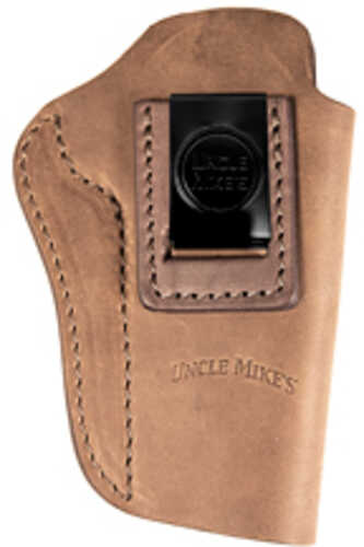 Uncle Mikes Inside Waistband Leather Holster Size 6 Fits 4"/5" 1911 With Rail And Hi Power Metal Cl