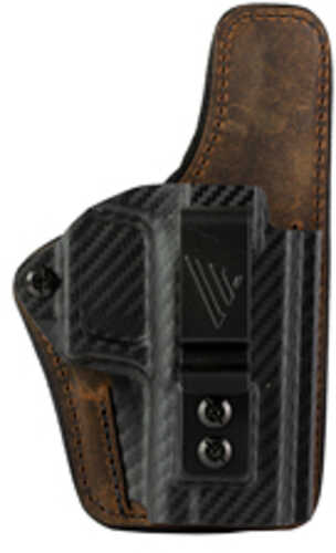 Versacarry Comfort Flex Custom Inside Waistband Holster Fits Springfield Xdm Leather And Kydex Distressed Brown Right Ha