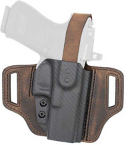 Versacarry Insurgent Thumb Break Outside Waistband Holster Right Hand Fits Springfield Hellcat Distressed Leather And Po