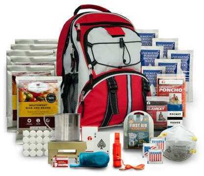 Wise Company Five Day Survival Kit Backpack For One Person, Red Md: 01-621GSG