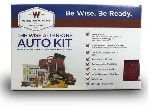 Wise Company Car Vehicle Emergency Survival Kit with Jumper Cables Md: 01-645d