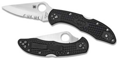 Spyderco Delica4 Lightweight Black FRN Comboedge