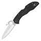 Spyderco Delica4 Gray FRN With Emerson Opener Plainedge