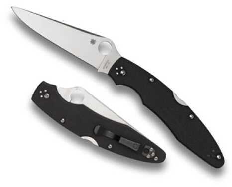 Spyderco Police3 Black G-10 Plainedge C07GP3