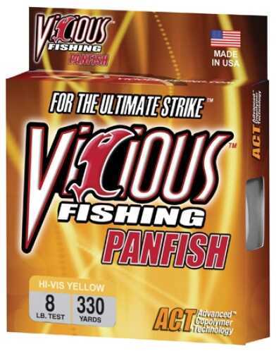 Vicious Panfish Line 100Yd PPYL-4 Hi-Vis Yellow Copolymer