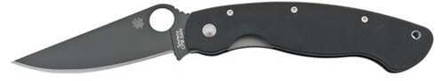 Spyderco Military Model Black G-10 Plainedge C36GPBK