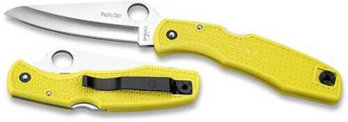 Spyderco Pacific Salt Yellow FRN H-1 Plainedge Knife