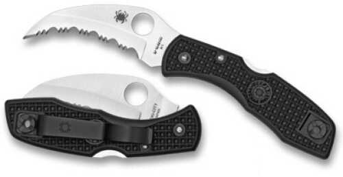 Spyderco Tasman Salt Black FRN H-1 Spyderedge Knife