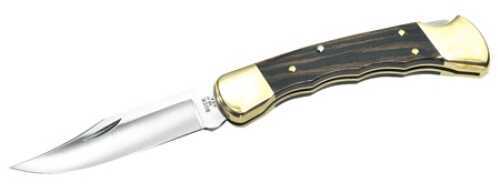 Buck Folding Hunter Finger Groove 0110BRSFG-B-2538