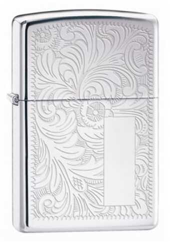 Zippo Venetian Lighter High Polish Chrome 352