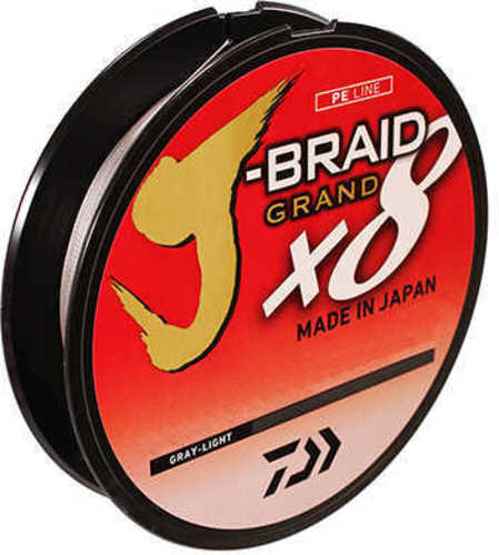 Daiwa J-braid Grand 8x 150 yards Gray Light Jbgd8u6-150gl