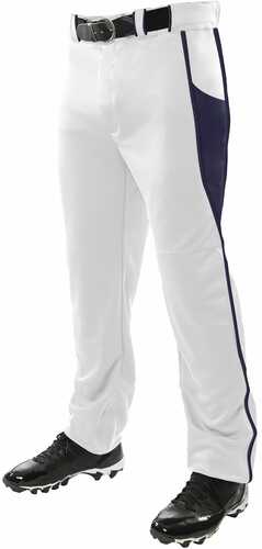 Champro Youth Triple Crown Baseball Pant White Navy Large