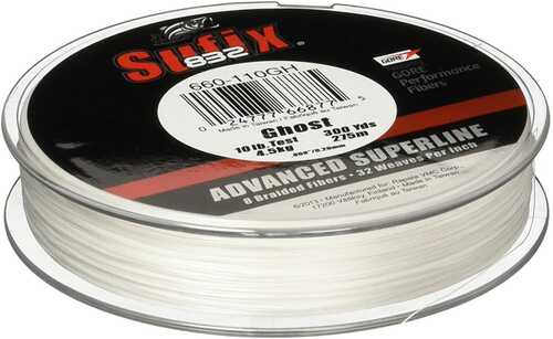 Sufix Advanced Superline 832 Braid 30 lb Ghost 300 yds