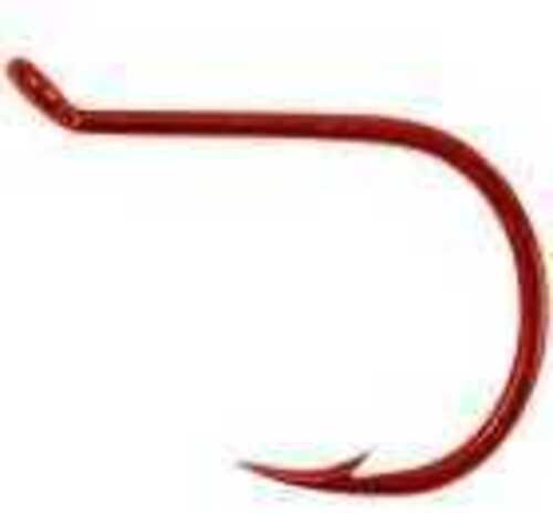 Mustad Double Wide Gap Bait Drop Shot Hook-Red 6 Ct 1 0