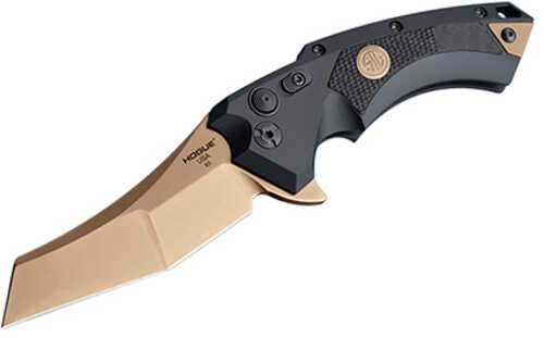 Hogue X5 3.5in Sig Emp Scorp Fold Wharncliffe Alum Black G10