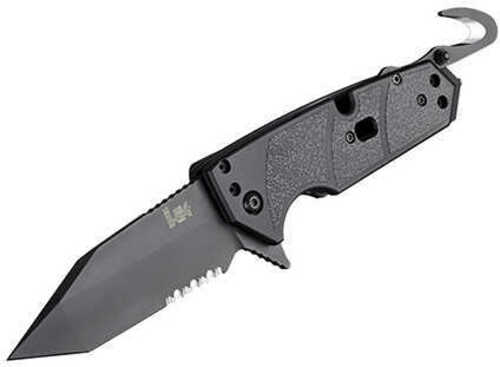 Hogue HK Karma 3.75in 1st Resp Tanto Part Serr Flip G10 Blk