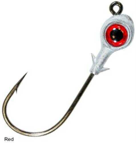 Zman Redfish Eye Jig Heads 0.25 Oz 3Pk-Red