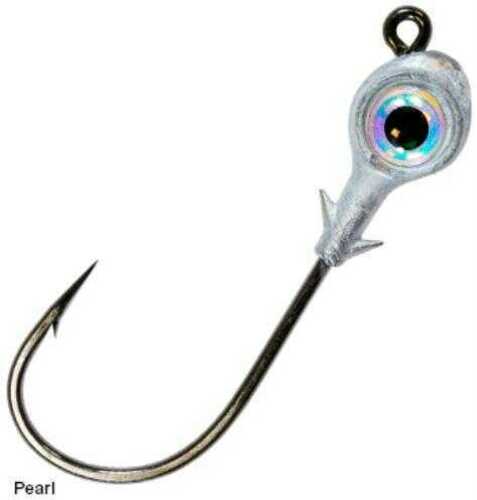 Zman Redfish Eye Jig Heads 0.25 Oz 3Pk-Pearl