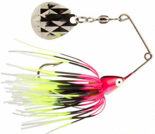 Strike King Mini Spinnerbait Pink Red Blk Wht Chrt 6pk