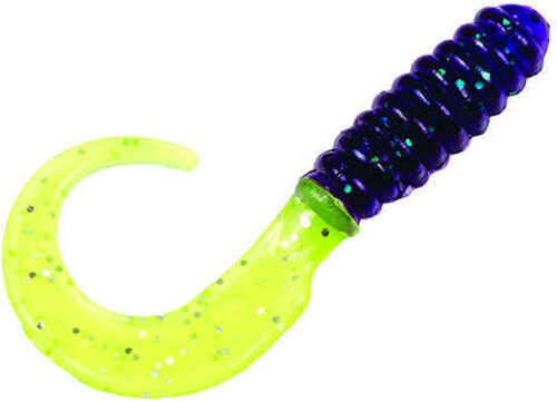 Strike King Mr Crappie Grub Junebug Chart 6pk