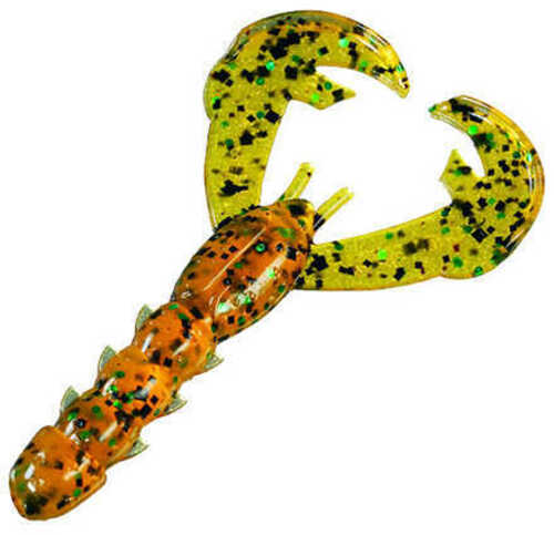 Strike King Rage Baby Craw Amber Green Black 6pk