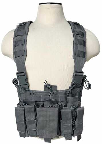 NcSTAR Vest AR and Pistol Chest Rig Urban Grey