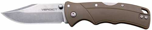 Cold Steel Verdict 4116SS 3in Clip Point Blade FDE GFN