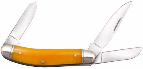 Cold Steel Gentlemans Stockman 3.75in w 3 Blades Yellow Bone