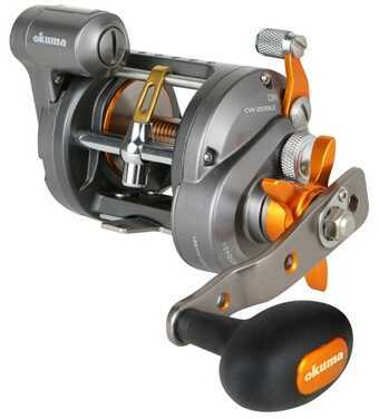 Okuma Cold Water Linecounter Fishing Reel 2+1BB 5.1:1 Gear Ratio 18Lb/230Yd Left Hand